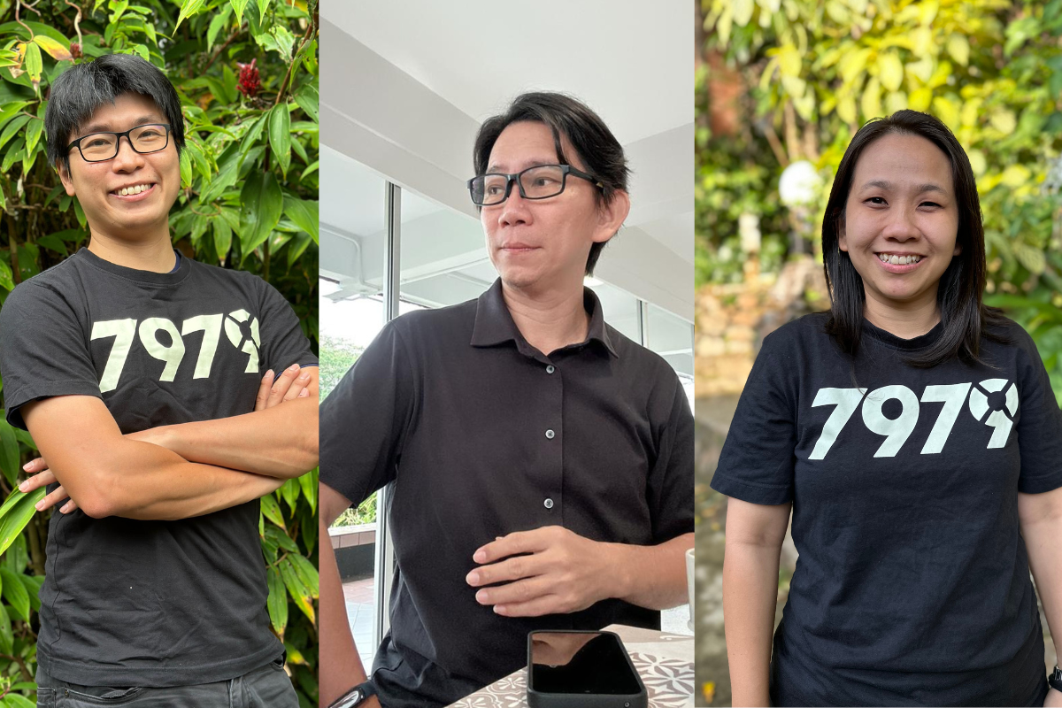 左起：薛忠祥、郑百颂、吴玉忆